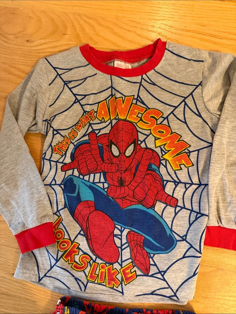 2 sets Spiderman Marvel Kids Pajamas, 4 pcs, Size: 5/6